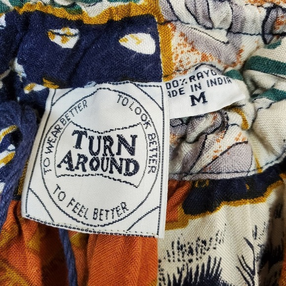 Vintage Boho Turn Around drawstring skirt - Picture 3 of 6